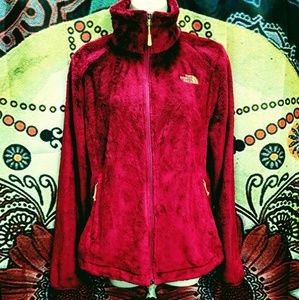 North face brand maroon super soft jacket size M